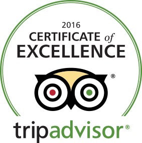 Krank Cycles EARNS 2016 TRIPADVISOR CERTIFICATE OF EXCELLENCE