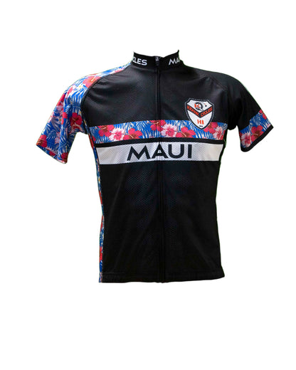 Road Club-Cut Cycling Jersey - Maui Floral