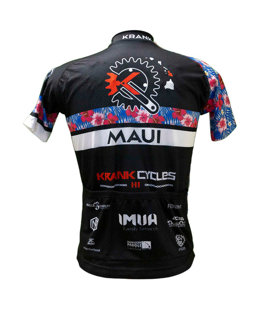 Road Club-Cut Cycling Jersey - Maui Floral